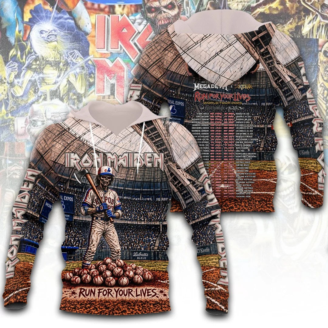Iron Maiden Tour 2026 3D Apparel – TANTN25373