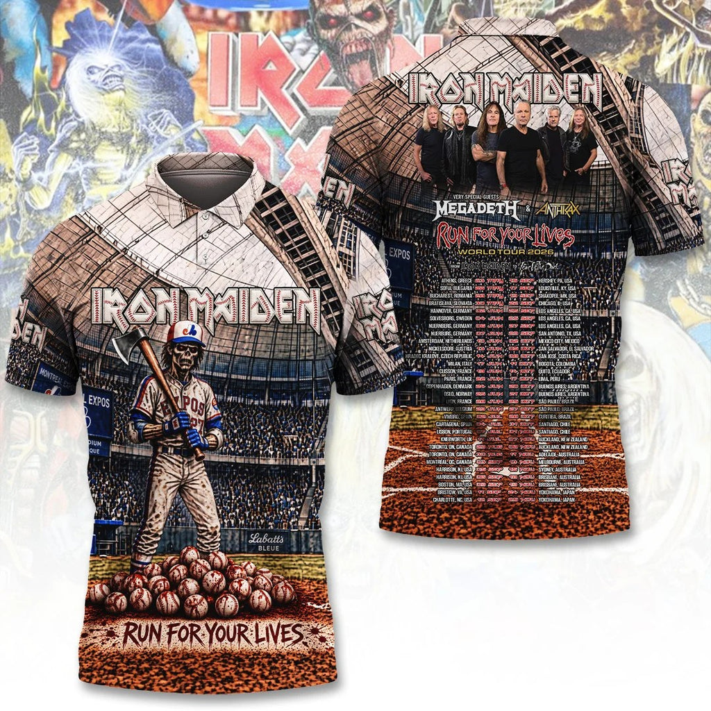 Iron Maiden Tour 2026 3D Apparel – TANTN25373