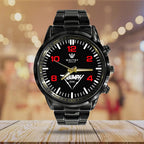Triumph Band Tour 2026 Black Stainless Steel Watch – TANTN25405