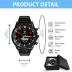 Triumph Band Tour 2026 Black Stainless Steel Watch – TANTN25405