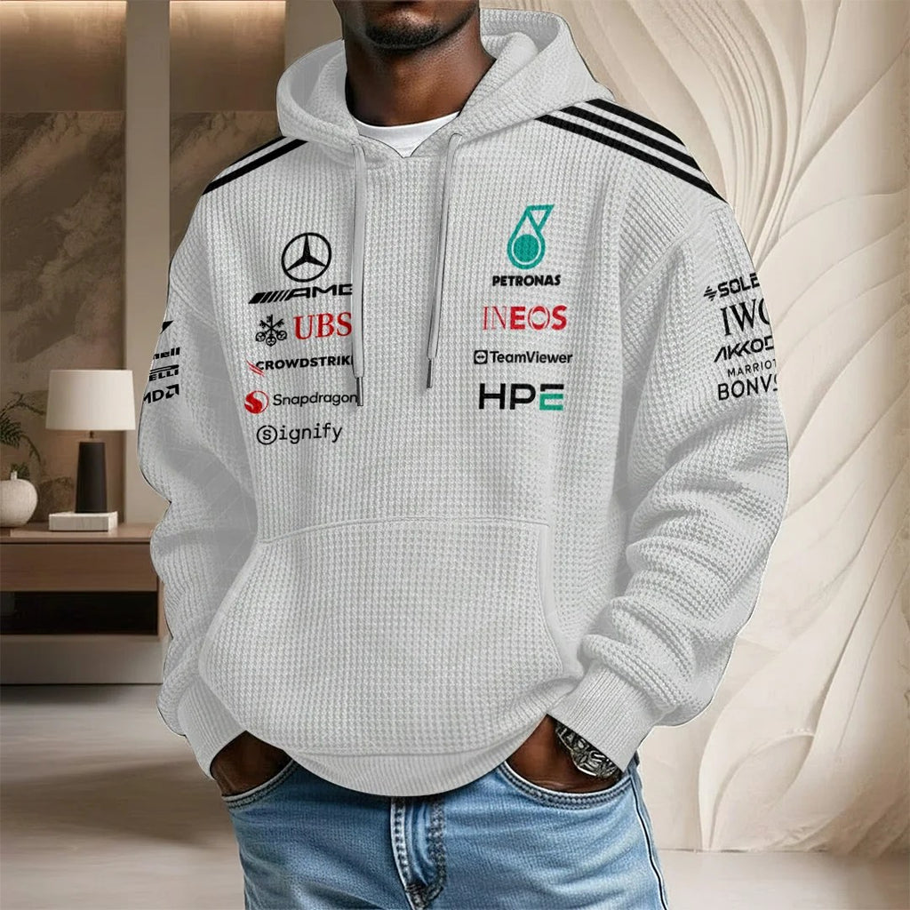 Mercedes AMG Petronas F1 Team 3D Unisex Waffle Hoodie – TANTN25429