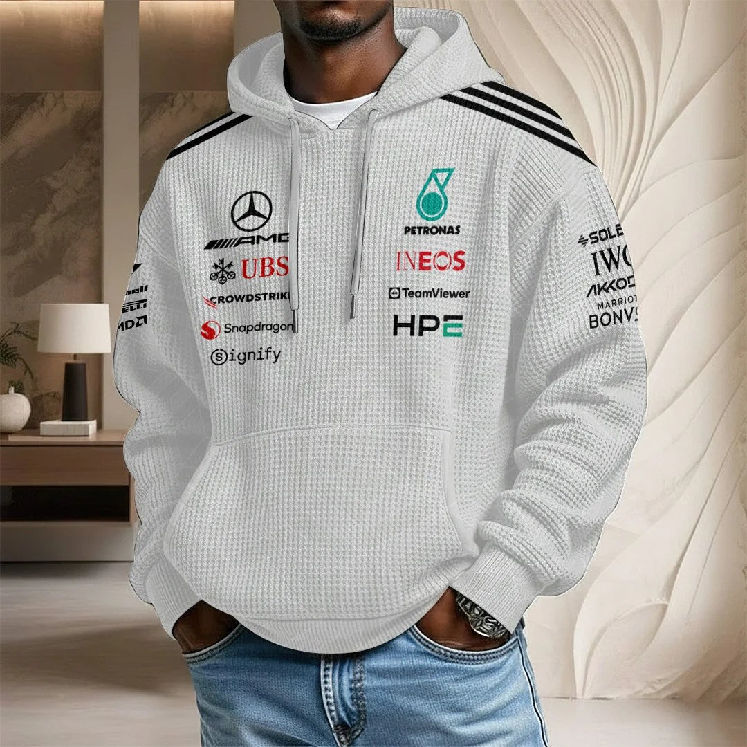 Mercedes AMG Petronas F1 Team 3D Unisex Waffle Hoodie – TANTN25429