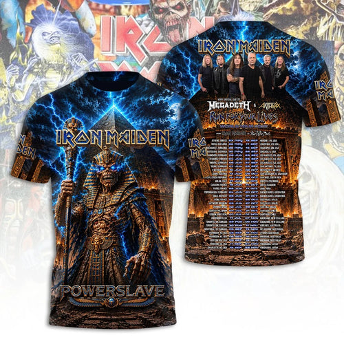 Iron Maiden Tour 2026 3D Apparel – TANTN25455