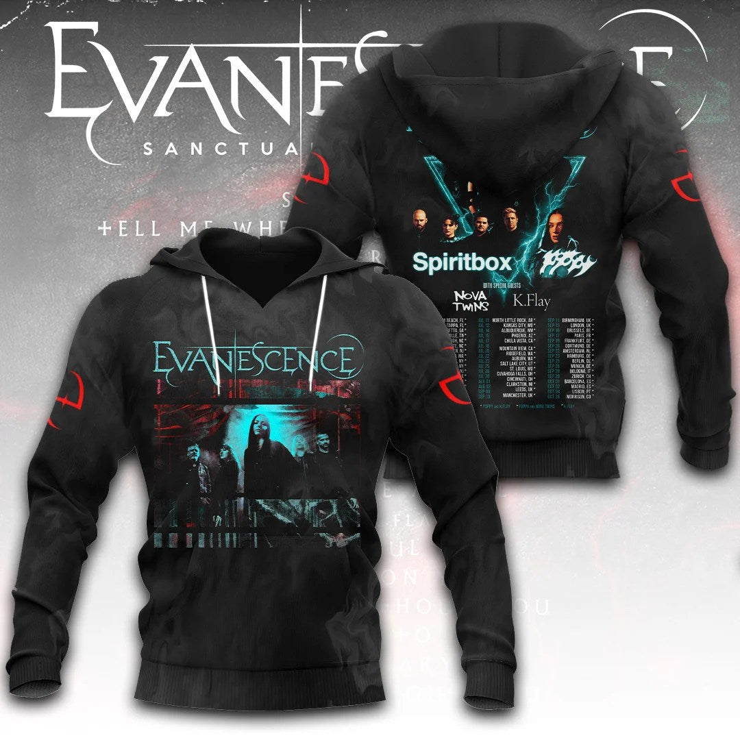 Evanescence Tour 2026 3D Apparel – TANTN25522