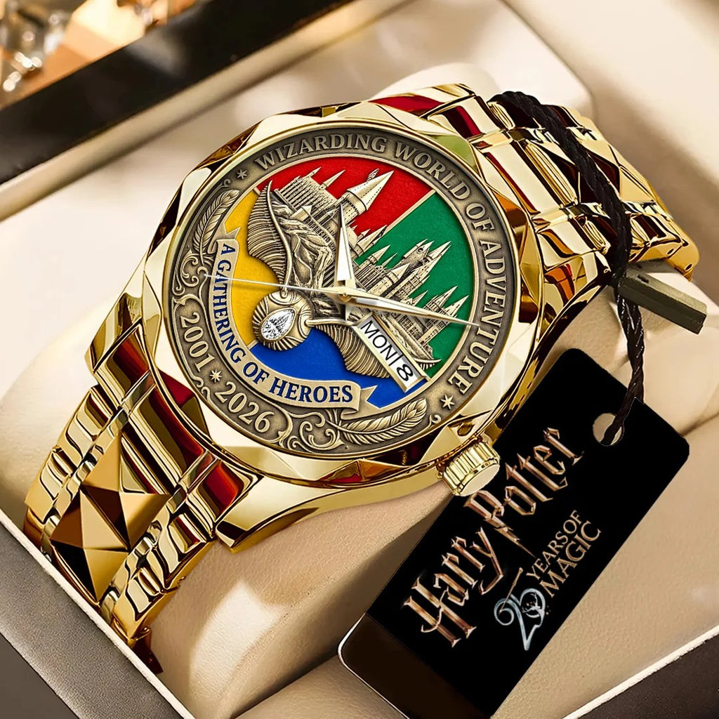 Harry Potter 25 Years of Magic Hogwarts Alloy Luxury Quartz Watch – TANTN25591