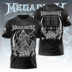 Megadeth Tour 2026 3D Apparel – TANTN25622