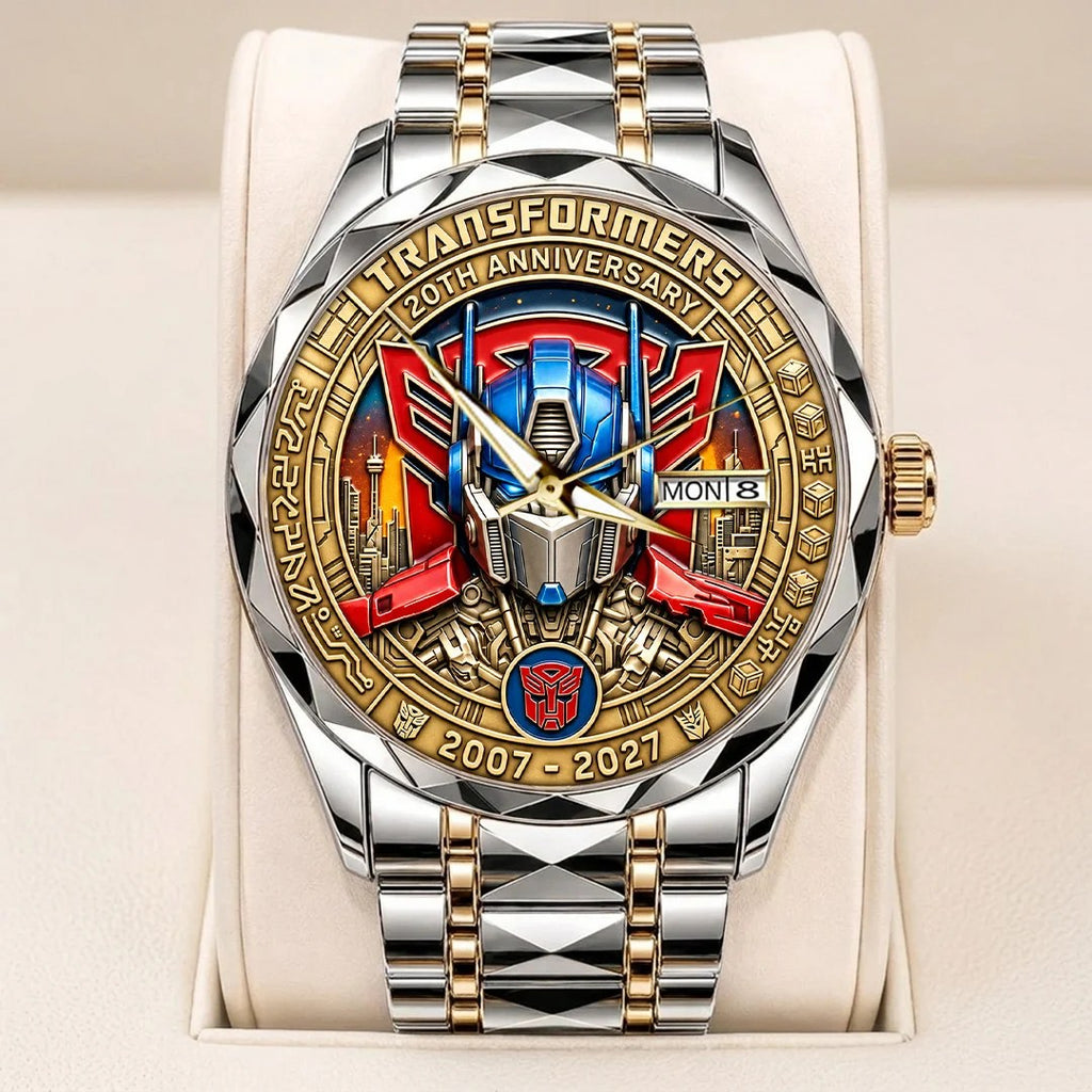 Transformers 20th Anniversary Alloy Luxury Quartz Watch – TANTN25628