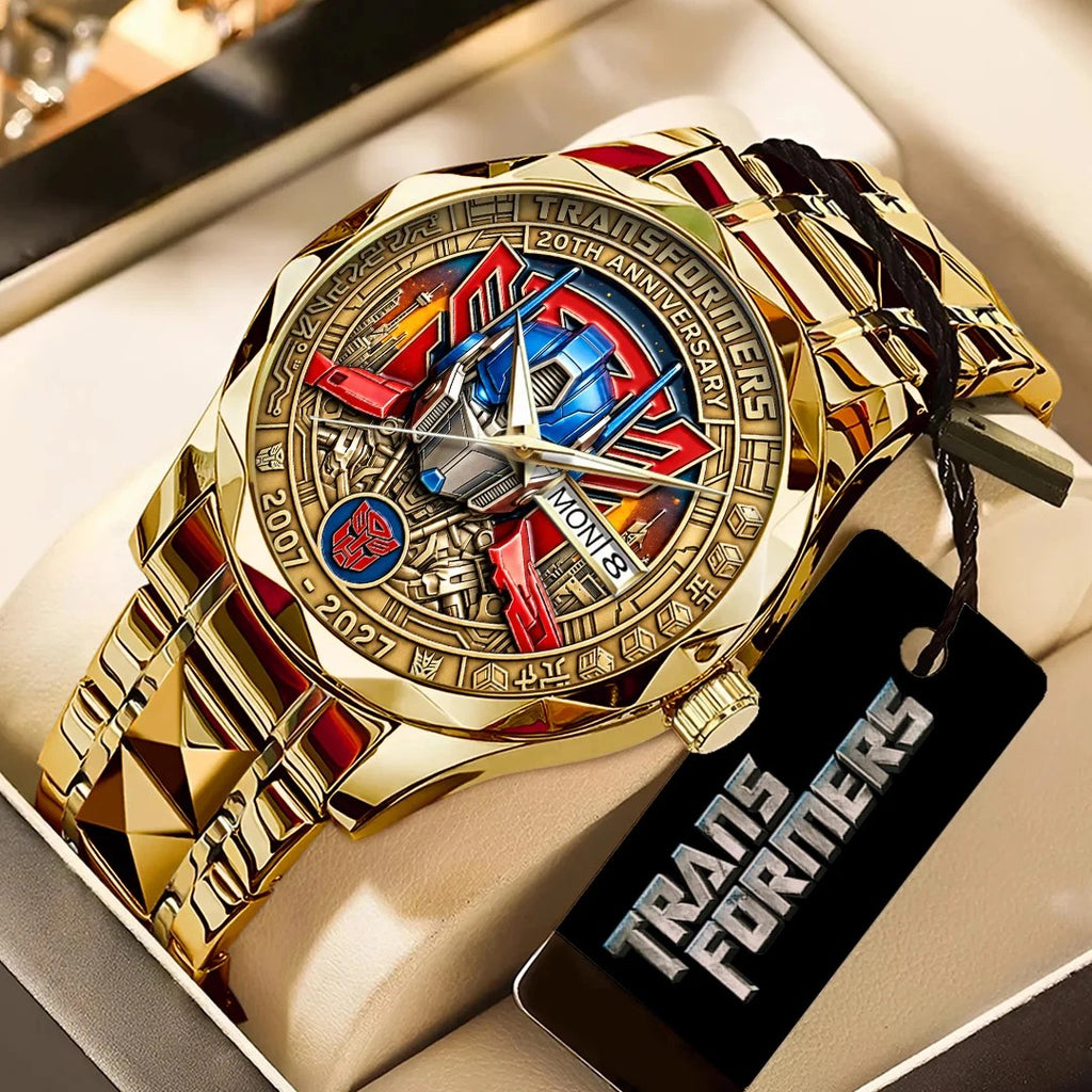 Transformers 20th Anniversary Alloy Luxury Quartz Watch – TANTN25628