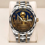 New York Knicks NBA Finals Champions 2026 Alloy Luxury Quartz Watch – TANTN25663