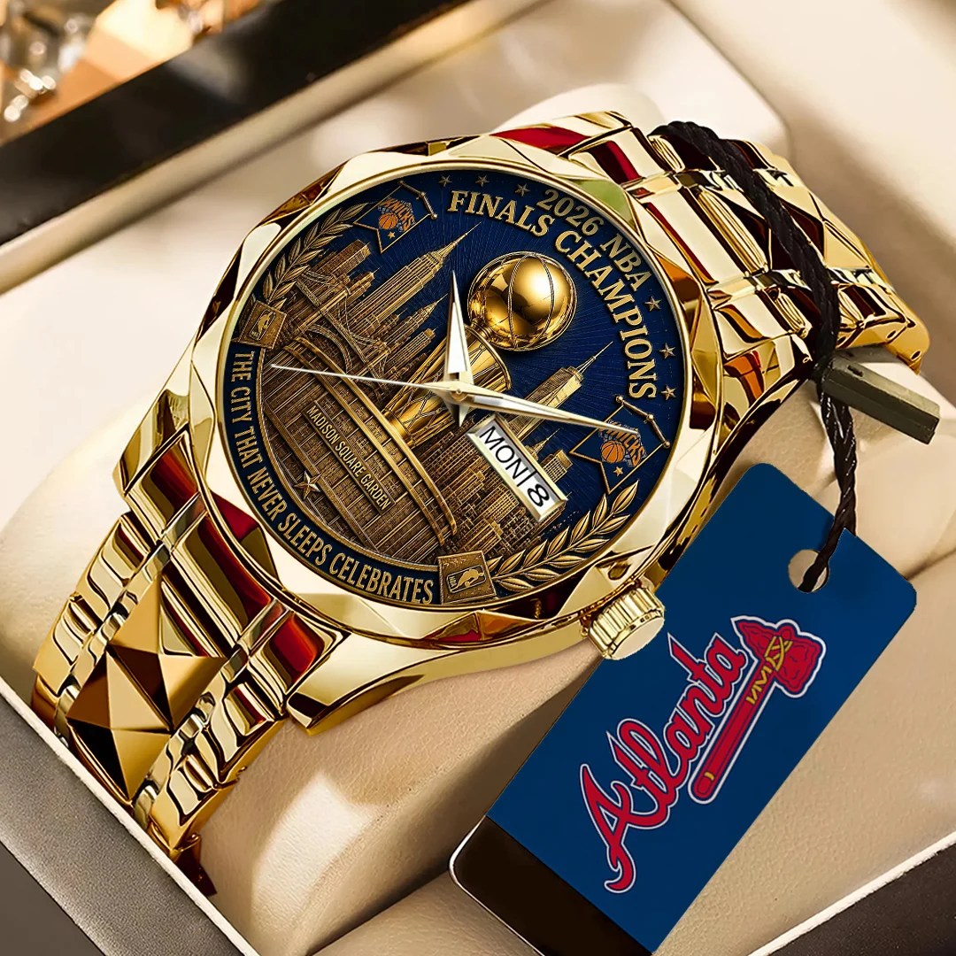New York Knicks NBA Finals Champions 2026 Alloy Luxury Quartz Watch – TANTN25663