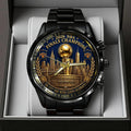 New York Knicks NBA Finals Champions 2026 Black Stainless Steel Watch – TANTN25664