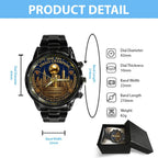 New York Knicks NBA Finals Champions 2026 Black Stainless Steel Watch – TANTN25664