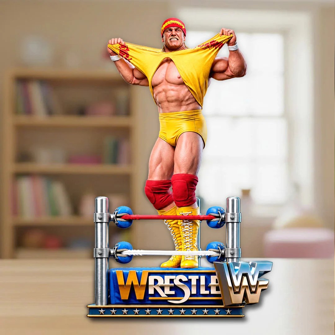 Hulk Hogan Custom Shape Acrylic Plaque – TANTN25712