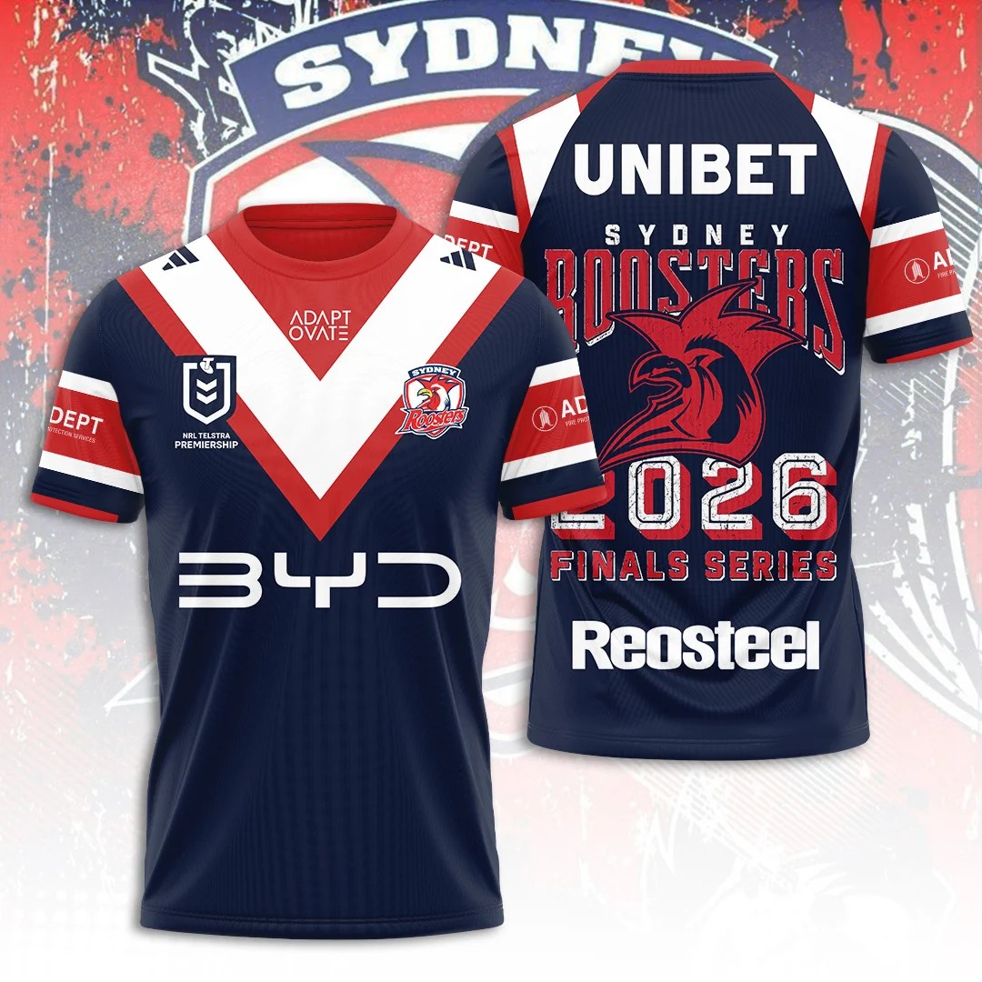 Sydney Roosters 2026 Finals 3D Apparel – TANTN25790
