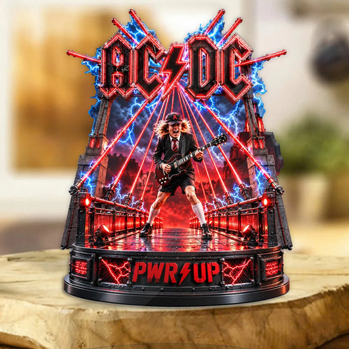 AC/DC PWR UP Tour Custom Shape Acrylic Plaque – TANTN25793