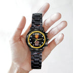Brisbane Lions 2026 AFL Premiers Black Stainless Steel Watch – TANTN25838