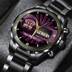 Brisbane Lions 2026 AFL Premiers Black Stainless Steel Watch – TANTN25849