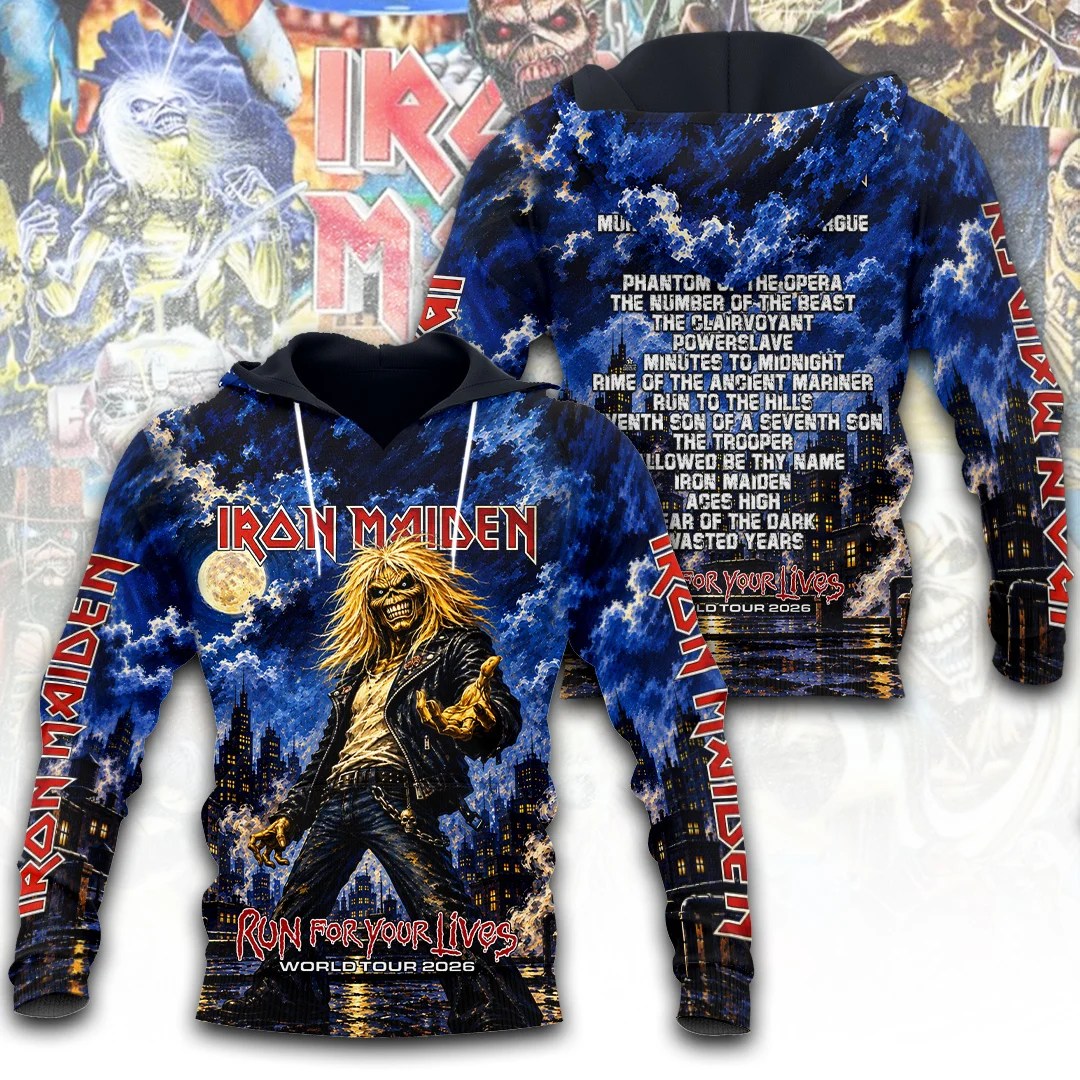 Iron Maiden Tour 2026 3D Apparel – TANTN25858