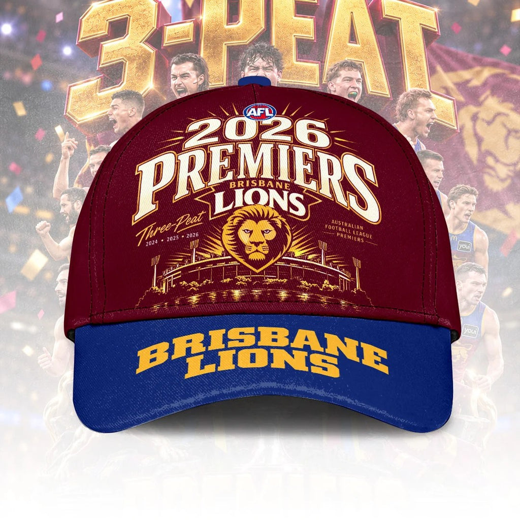 Brisbane Lions 2026 AFL Premiers Classic Cap – TANTN25878