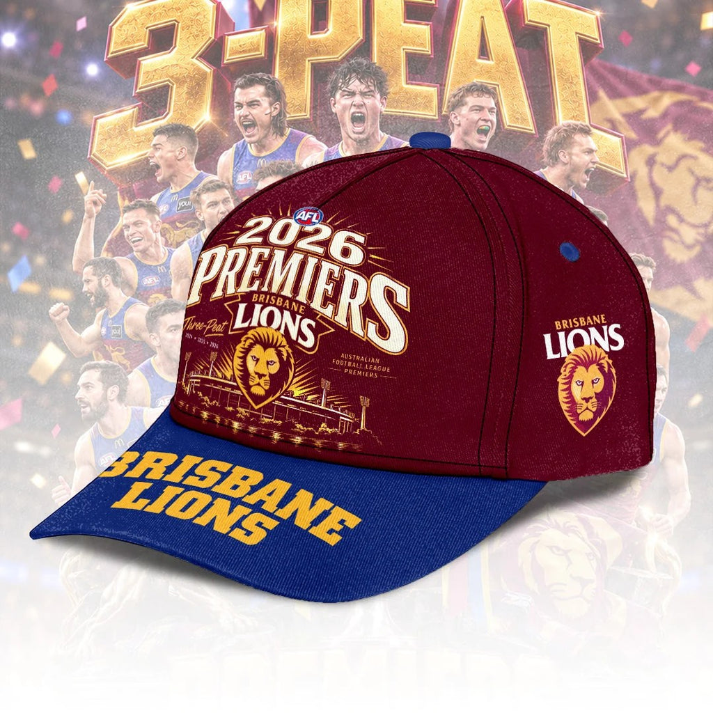 Brisbane Lions 2026 AFL Premiers Classic Cap – TANTN25878