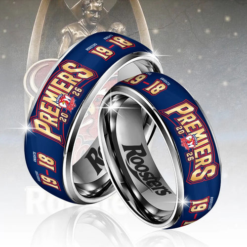 Sydney Roosters 2026 NRL Premiers Custom Alloy Ring – TANTN25945