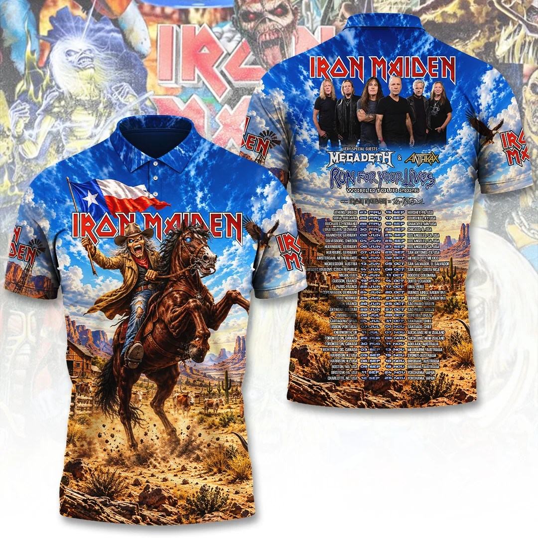 Iron Maiden Tour 2026 3D Apparel – TANTN26029
