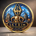 The Elder Scrolls V: Skyrim 15th Anniversary 2026 Commemorative Coin – TANTN26086