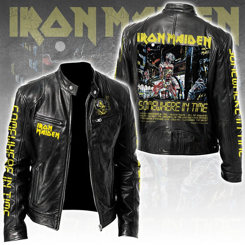Iron Maiden Motorcycle Leather Jacket – TANTN26187