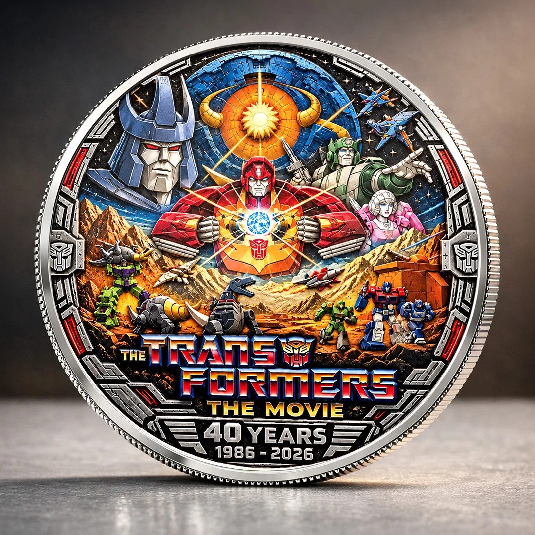 The Transformers: The Movie 40th Anniversary Commemorative Coin – TANTN26227