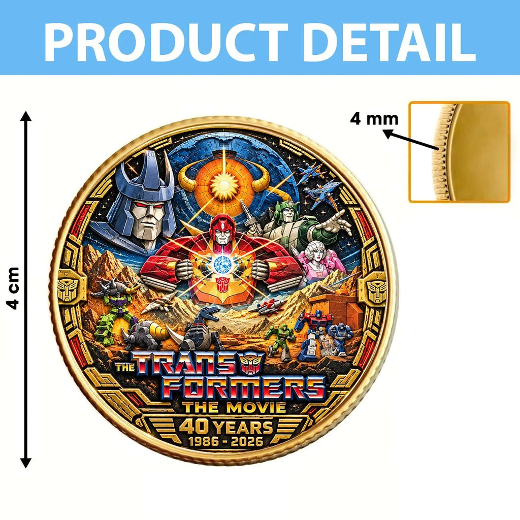 The Transformers: The Movie 40th Anniversary Commemorative Coin – TANTN26227