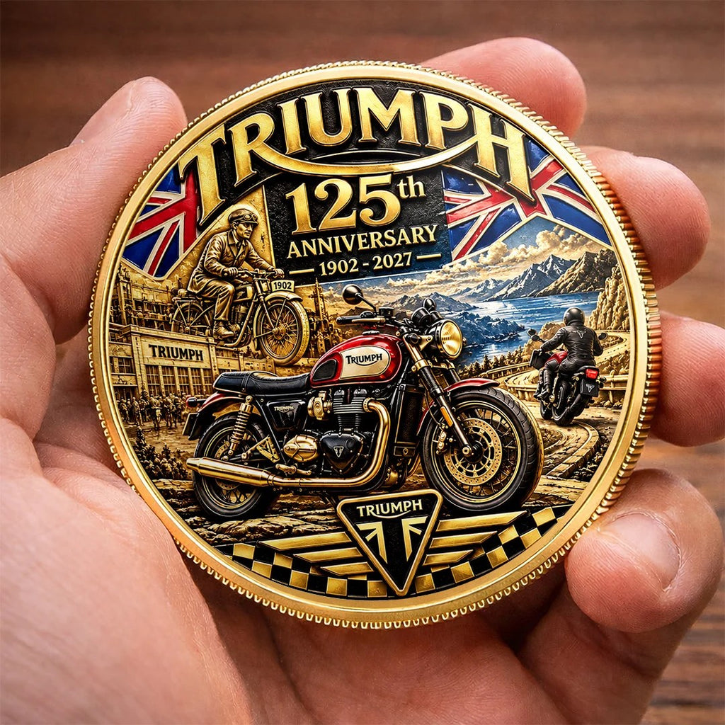 Triumph Motorcycles 125th Anniversary 2027 Commemorative Coin – TANTN26234