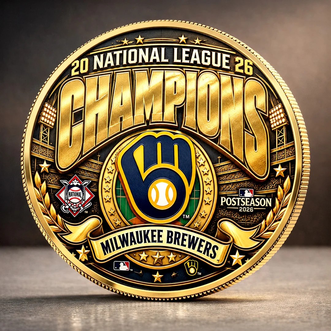 Milwaukee Brewers 2026 National League Champions Commemorative Coin – TANTN26274