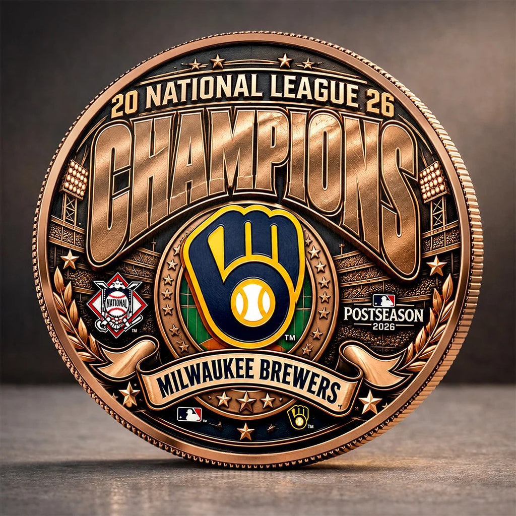 Milwaukee Brewers 2026 National League Champions Commemorative Coin – TANTN26274