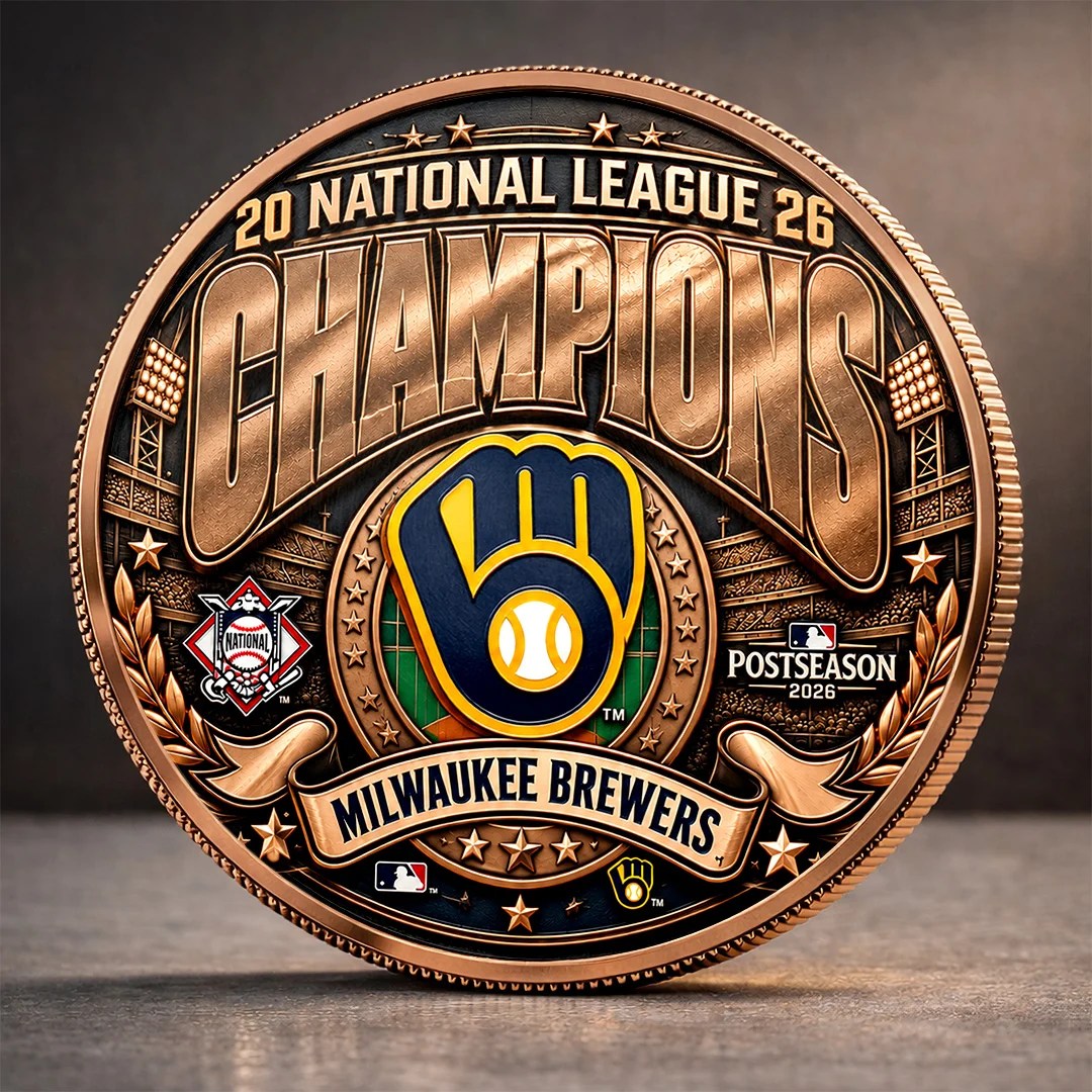 Milwaukee Brewers 2026 National League Champions Commemorative Coin – TANTN26274