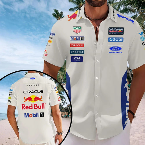 Red Bull Racing Short Sleeve Button-Down Shirt – TANTN26340