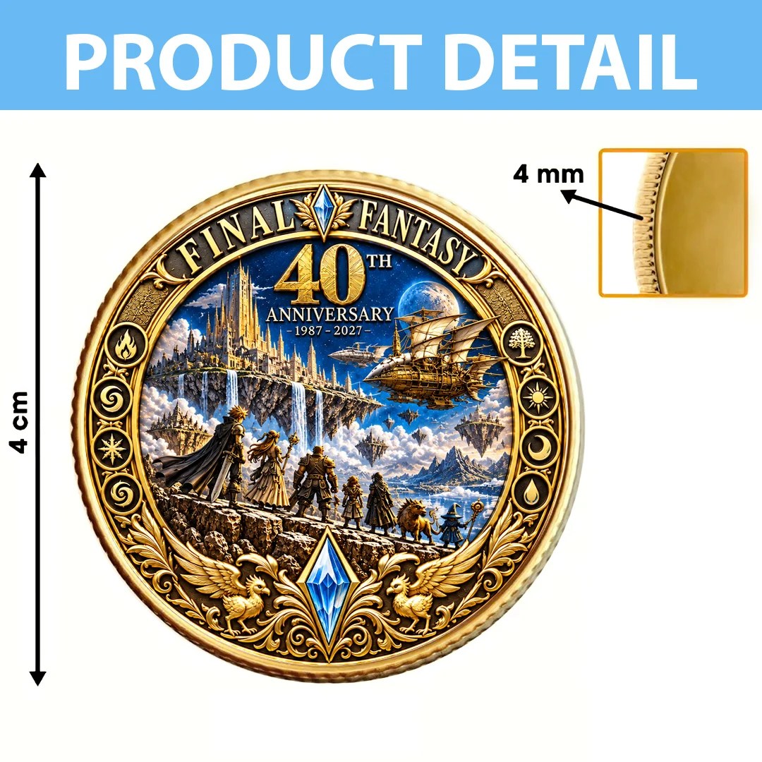 Final Fantasy 40th Anniversary 2027 Commemorative Coin – TANTN26346