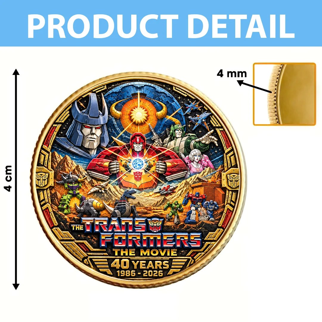 The Transformers: The Movie 40th Anniversary Commemorative Coin – TANTN26389