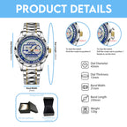 Seattle Seahawks 50th Anniversary Alloy Luxury Quartz Watch – TMTHU3086