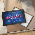 Toronto Blue Jays ALCS Champions 2025 Rectangle Canvas With Inner Frame – TMTHU1795