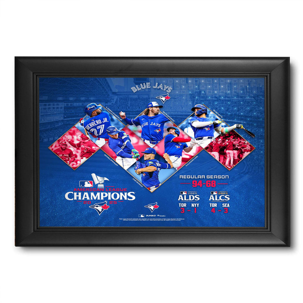 Toronto Blue Jays ALCS Champions 2025 Rectangle Canvas With Inner Frame – TMTHU1795