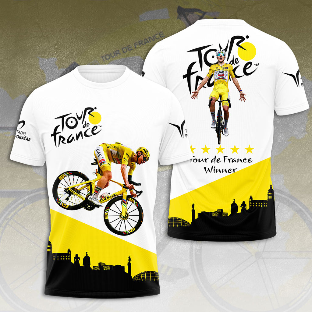 Tadej Pogacar 2026 Tour de France Winner 3D Apparel – HOATT19944