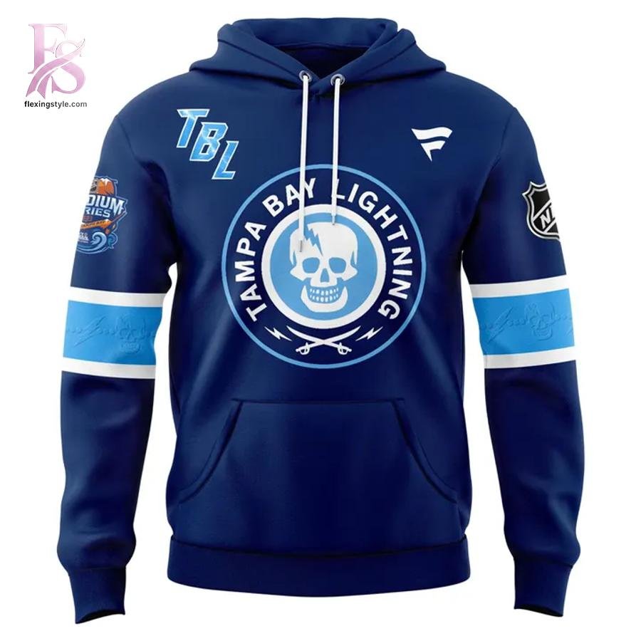 Tampa Bay Lightning 2026 Stadium Series Locker Room Blue Hoodie
