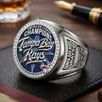 Tampa Bay Rays 2026 American League Champions 3D Engraved Ring – TMTHU10205