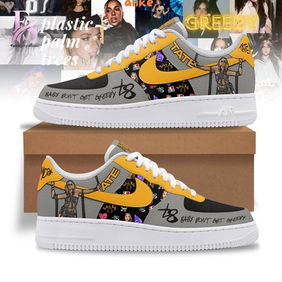 Tate McRae Baby Don’t Get Greedy Air Force Shoes