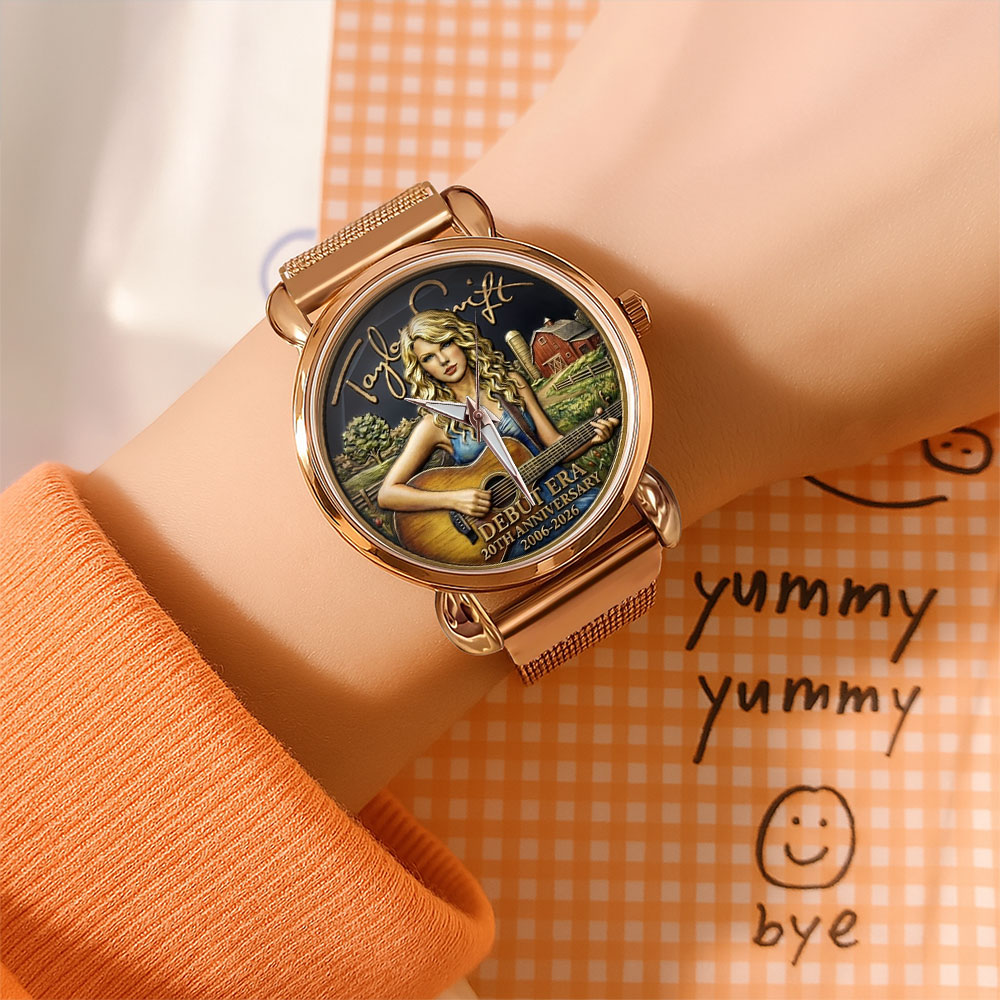 Taylor Swift 20th Anniversary Mesh Strap Quartz Watch – MAITM14493