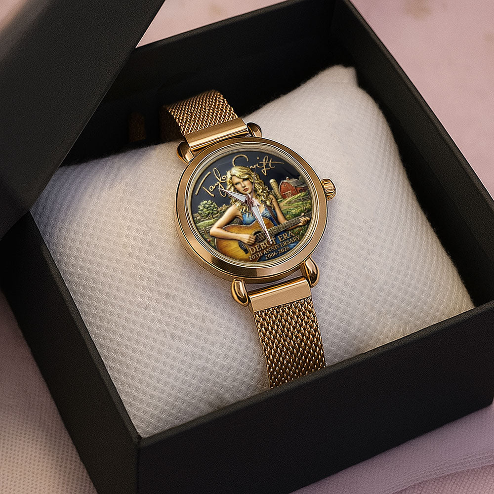 Taylor Swift 20th Anniversary Mesh Strap Quartz Watch – MAITM14493