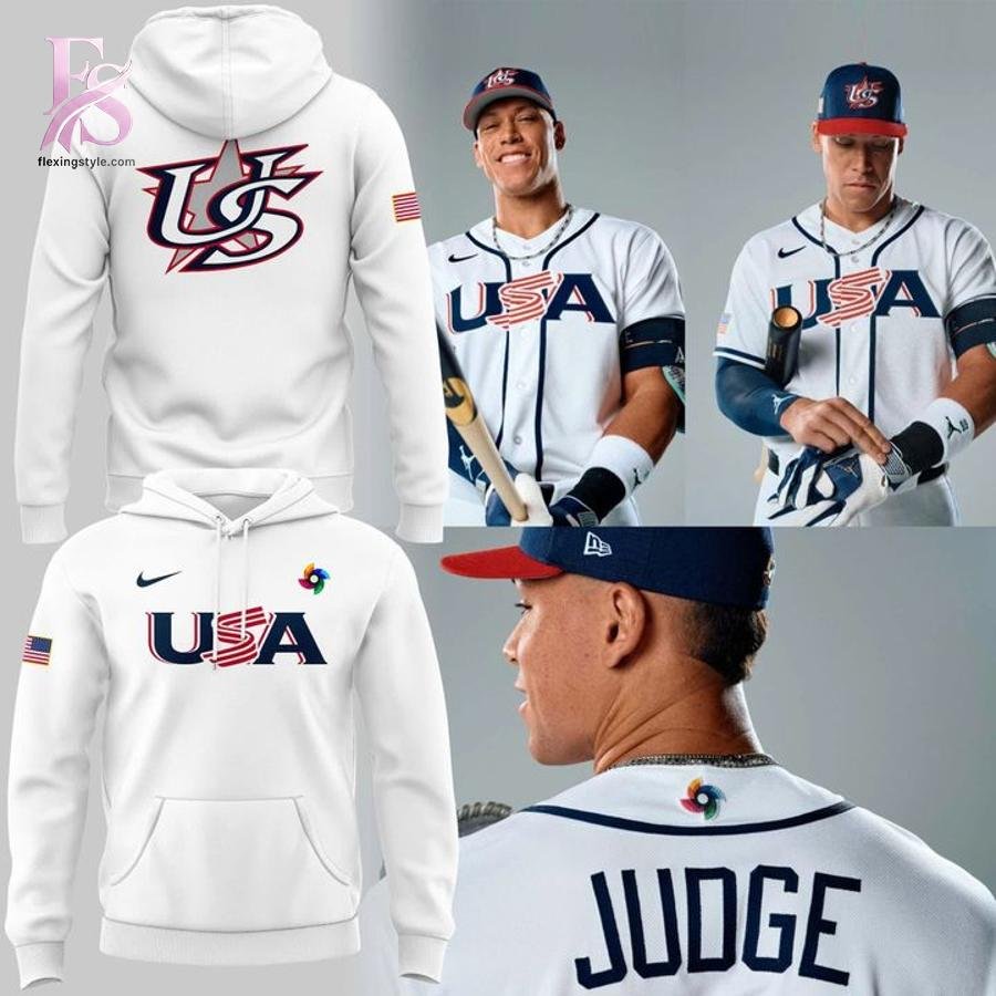 Team USA Baseball uniform 2026 Hoodie