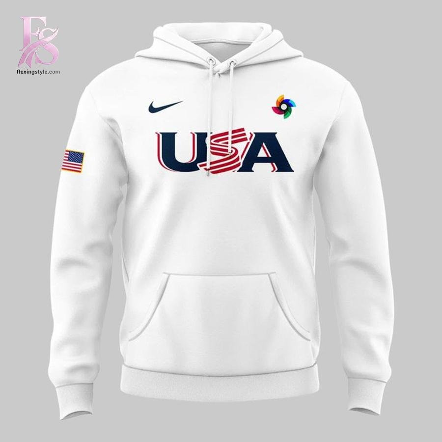 Team USA Baseball uniform 2026 Hoodie