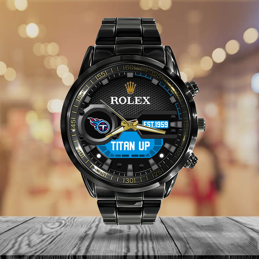 Tennessee Titans x Rolex Black Stainless Steel Watch – MAITM13223