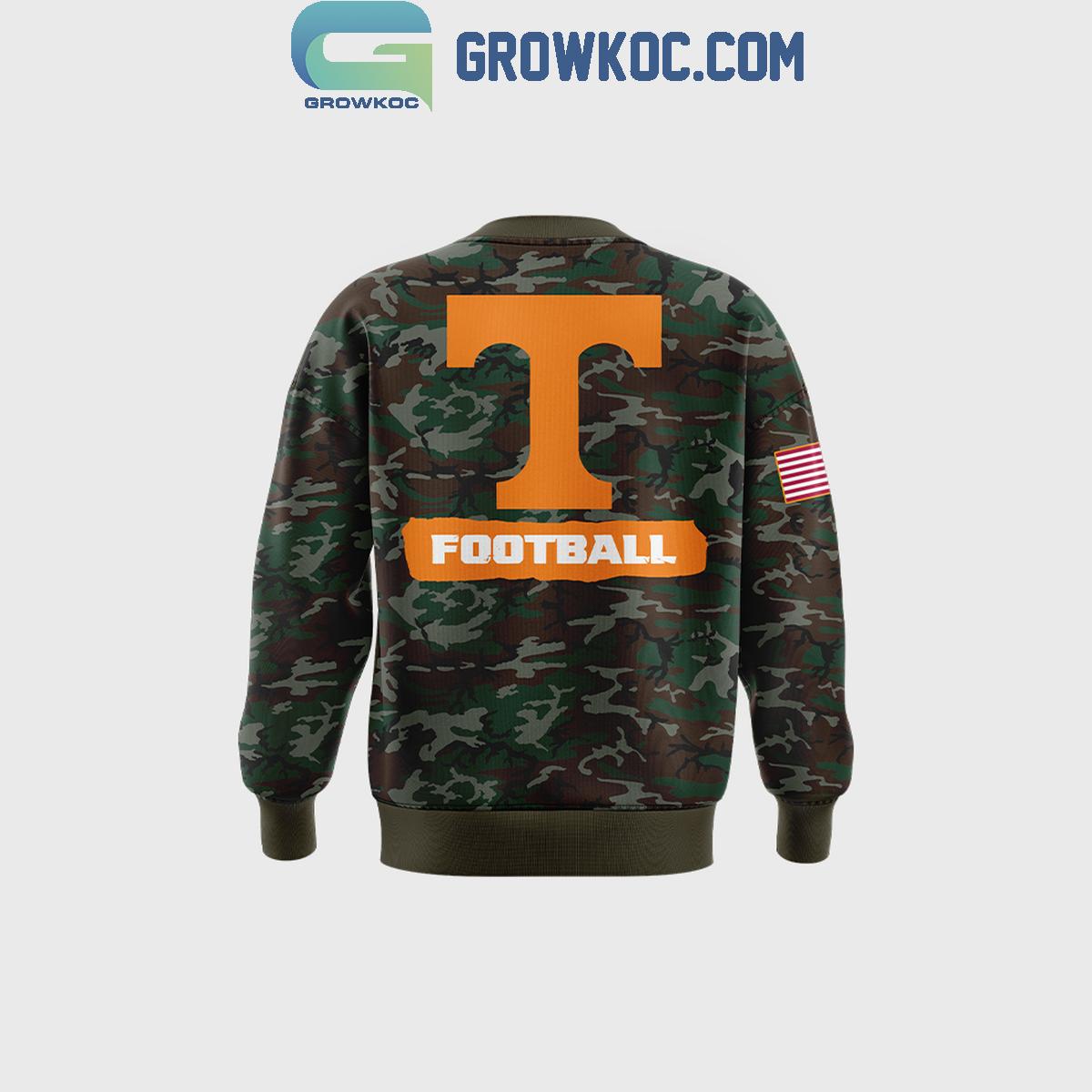Tennessee Volunteers Football Vols Camo 2024 Salute To Service Hoodie T-Shirt